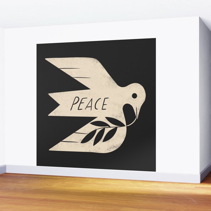 Peace Dove Wall Mural Gallery Image 2