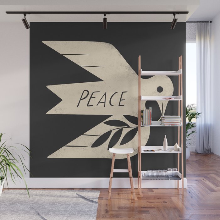 Peace Dove Wall Mural Gallery Image 1
