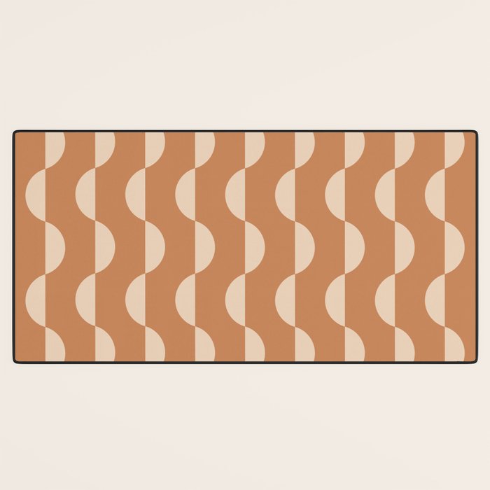 Gwynne Pattern - Desert Orange Desk Mat Gallery Image 3