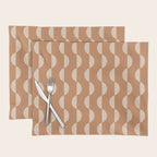 Gwynne Pattern - Desert Orange Placemat Gallery Image 1