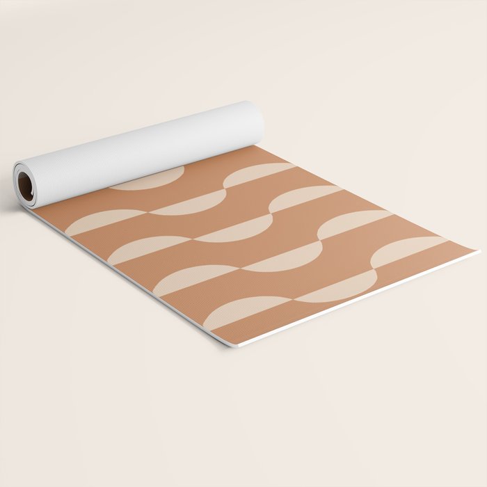 Gwynne Pattern - Desert Orange Yoga Mat Gallery Image 2