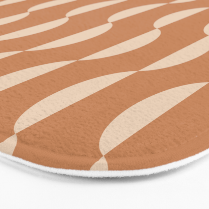 Gwynne Pattern - Desert Orange Bath Mat Gallery Image 3