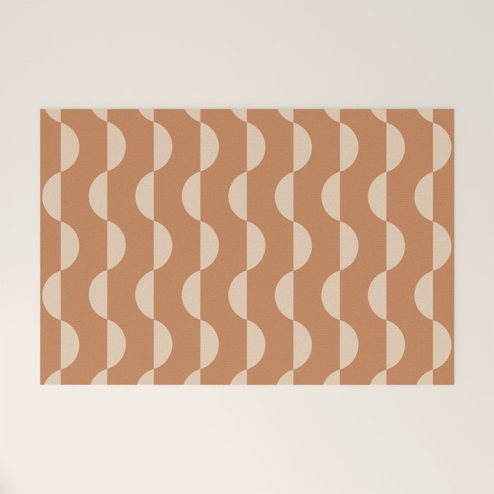 Gwynne Pattern - Desert Orange Welcome Mat Gallery Image 1