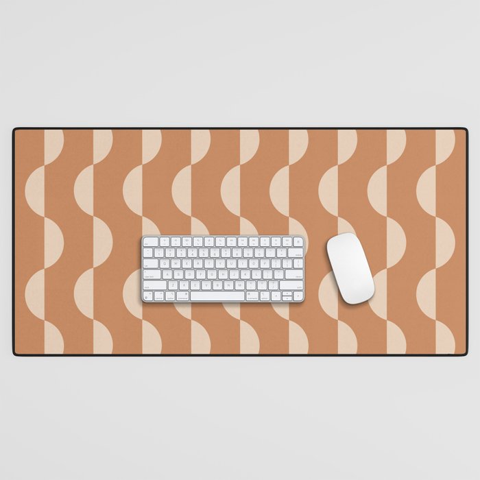 Gwynne Pattern - Desert Orange Desk Mat Gallery Image 1