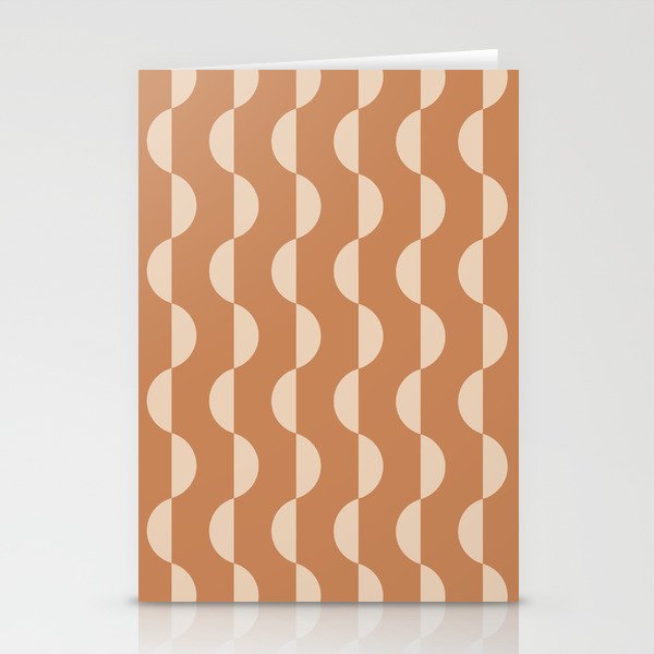 Gwynne Pattern - Desert Orange Stationery Card Gallery Image 2