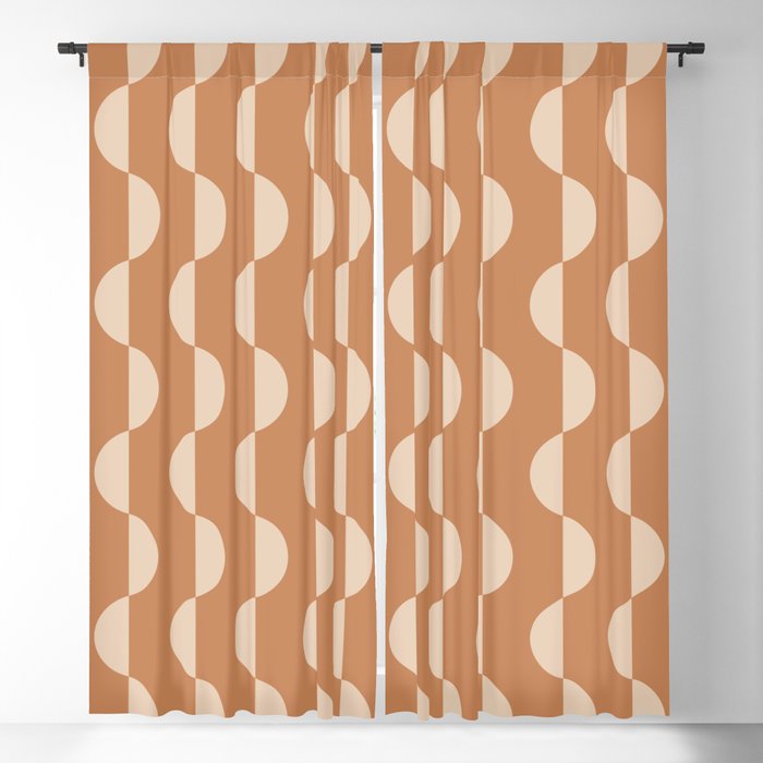 Gwynne Pattern - Desert Orange Window Curtain Gallery Image 5