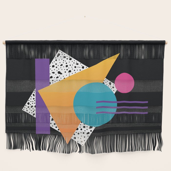 Memphis Pattern 35 / 80s - 90s Retro Wall Hanging Gallery Image 1