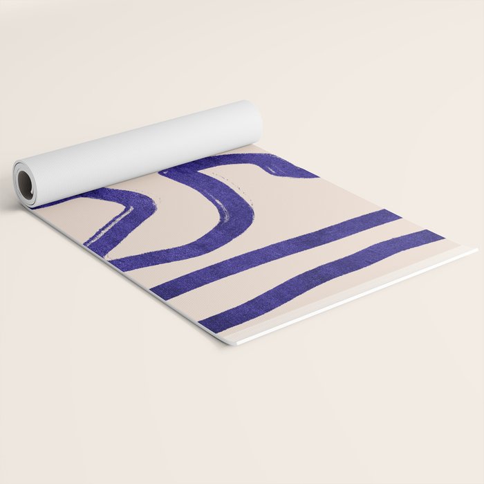 Abstract line art 104 Yoga Mat Gallery Image 2