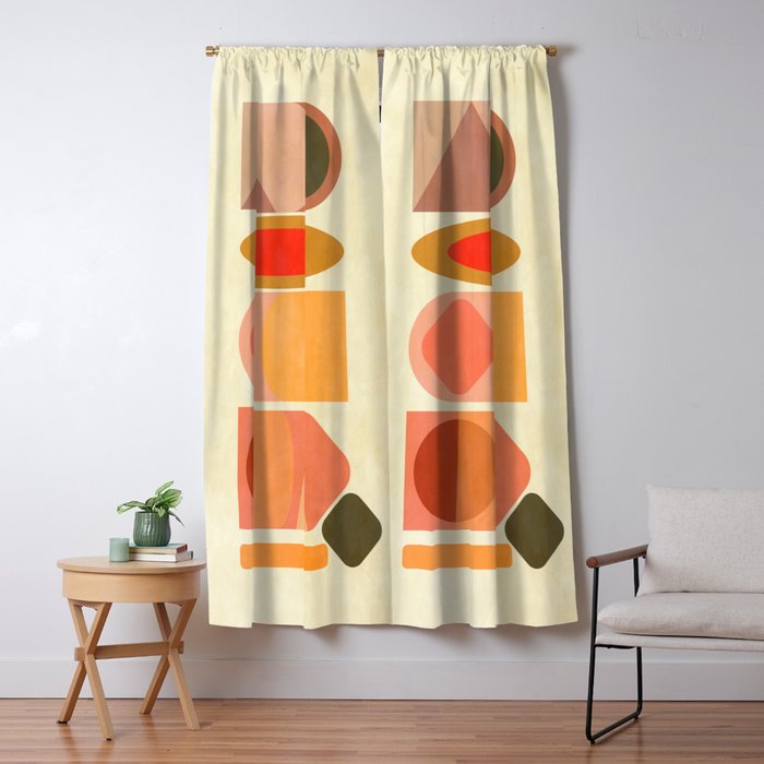 Modern Totem 8 Window Curtain Gallery Image 1