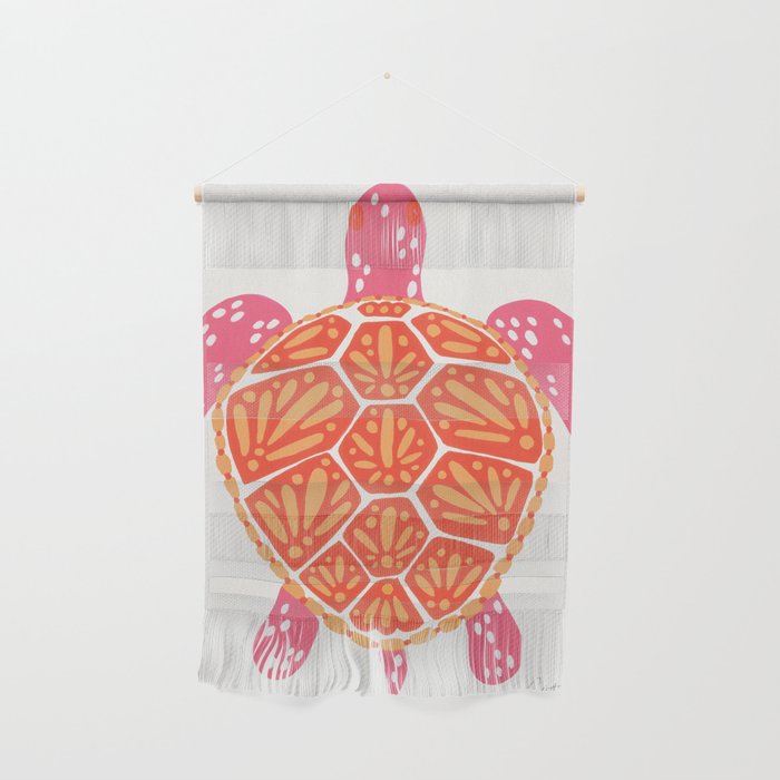 Sea Turtle - Melon Palette Wall Hanging Gallery Image 1
