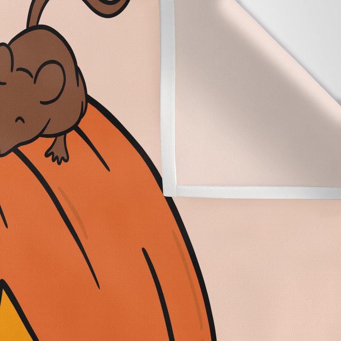 Pumpkin and Mouse Wall Tapestry Gallery Image 3