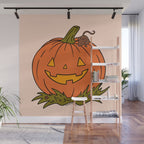 Pumpkin and Mouse Wall Mural Gallery Image 1
