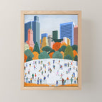 Fall in New York  Mini Art Print Gallery Image 1
