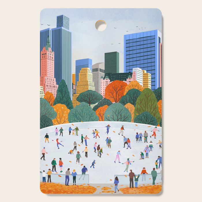 Fall in New York  Cutting Board Gallery Image 1