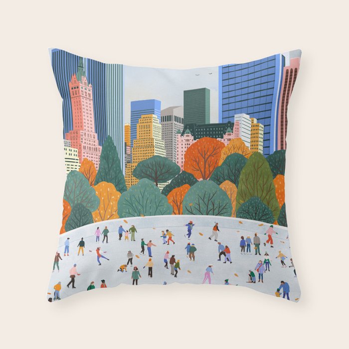 Fall in New York  Throw Pillow Gallery Image 6