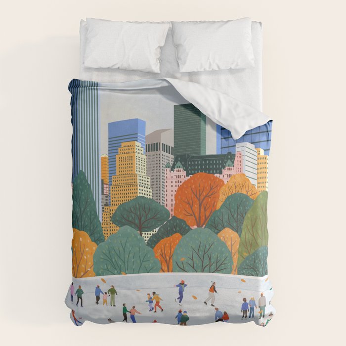 Fall in New York  Duvet Cover Gallery Image 6
