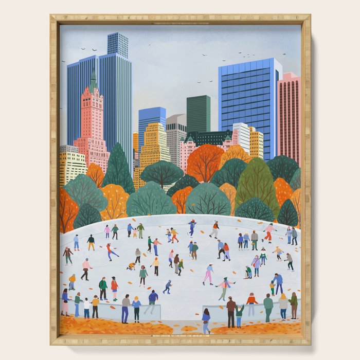 Fall in New York  Serving Tray Gallery Image 1