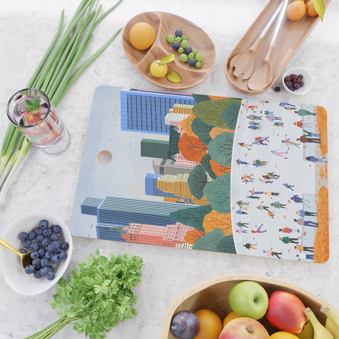 Fall in New York  Cutting Board Gallery Image 2