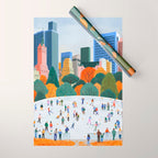 Fall in New York  Wrapping Paper Gallery Image 1
