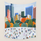 Fall in New York  Wall Tapestry Gallery Image 4