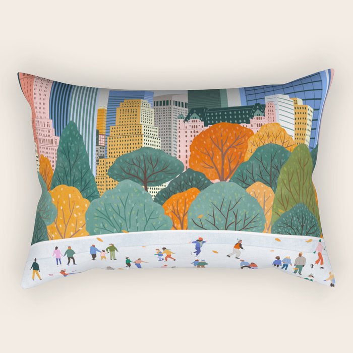Fall in New York  Rectangular Pillow Gallery Image 2