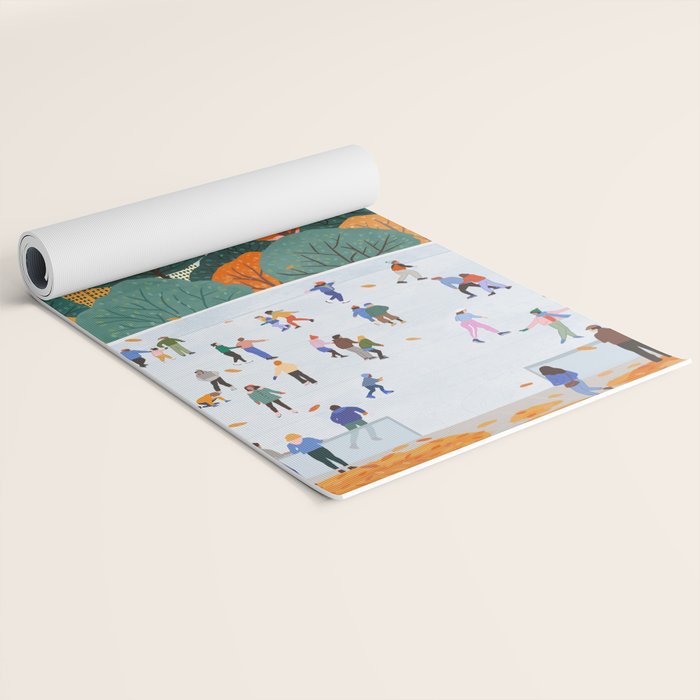 Fall in New York  Yoga Mat Gallery Image 2