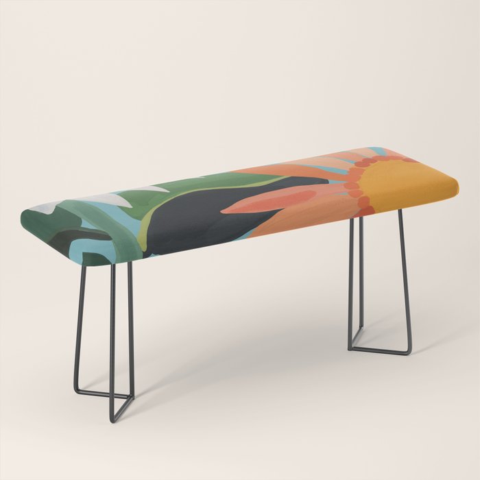 Sunflowers 21 Bench Gallery Image 1