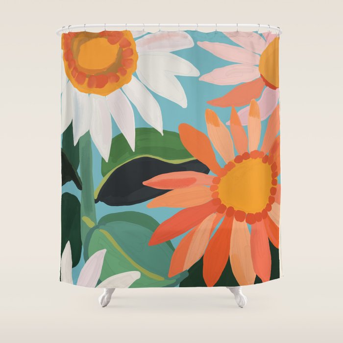 Sunflowers 21 Shower Curtain Gallery Image 1