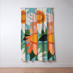 Sunflowers 21 Window Curtain Gallery Image 3