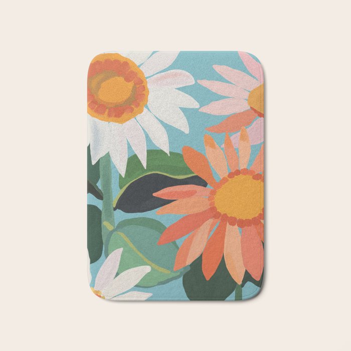 Sunflowers 21 Bath Mat Gallery Image 1