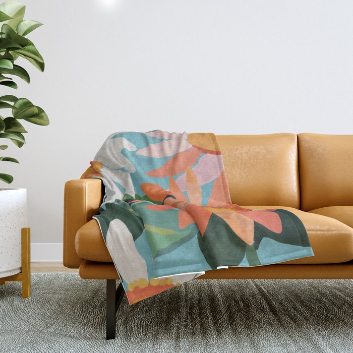 Sunflowers 21 Throw Blanket Gallery Image 1