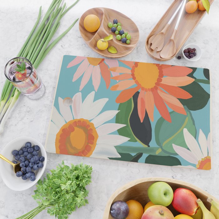 Sunflowers 21 Cutting Board Gallery Image 2