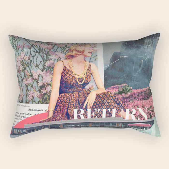 My Love, Please Return Rectangular Pillow Gallery Image 1