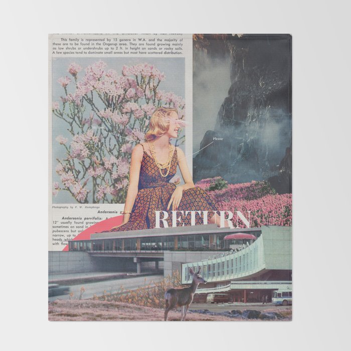 My Love, Please Return Throw Blanket Gallery Image 2