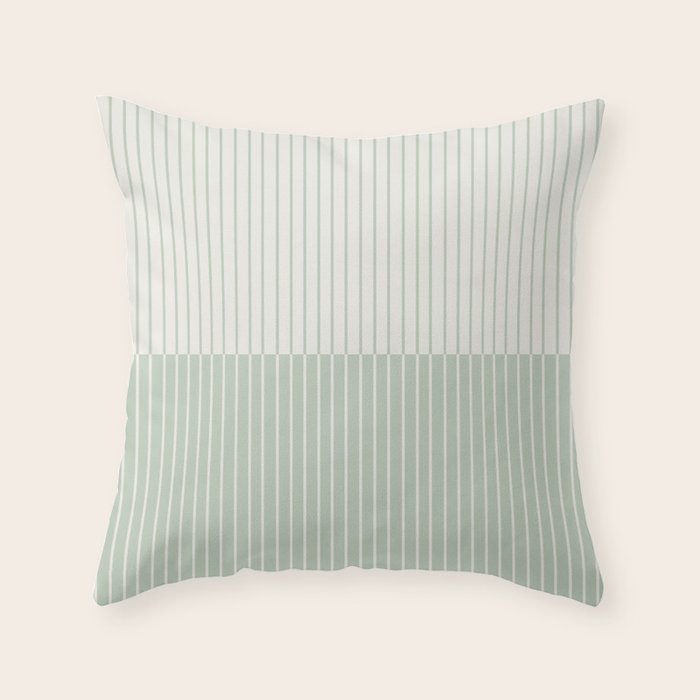 Color Block Lines XXIX Throw Pillow Gallery Image 6