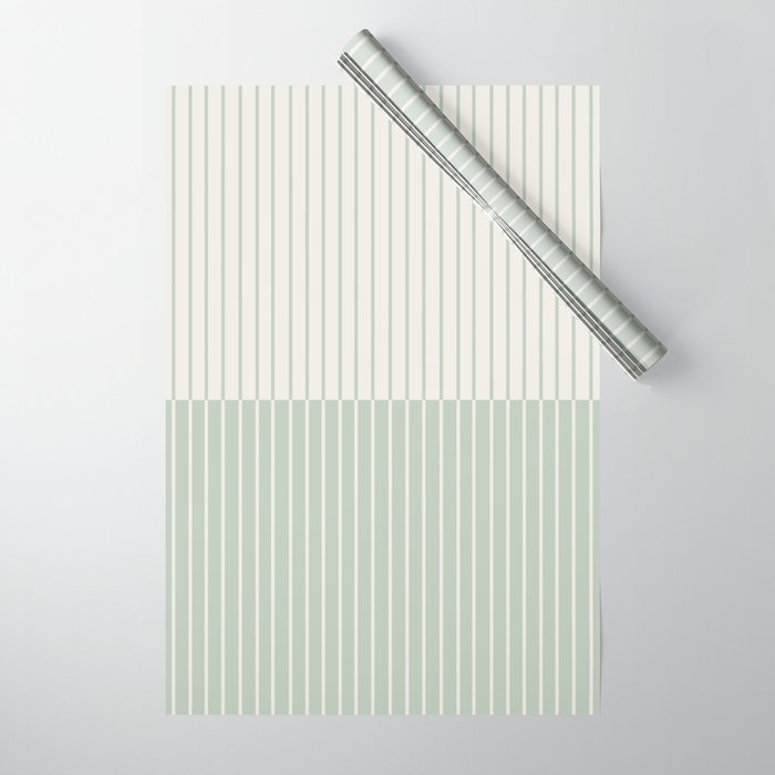 Color Block Lines XXIX Wrapping Paper Gallery Image 1