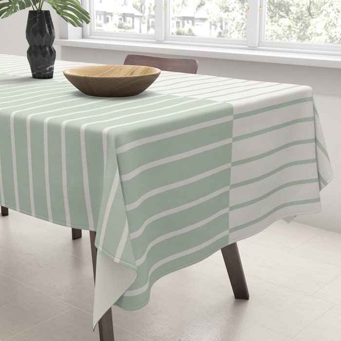 Color Block Lines XXIX Tablecloth Gallery Image 3