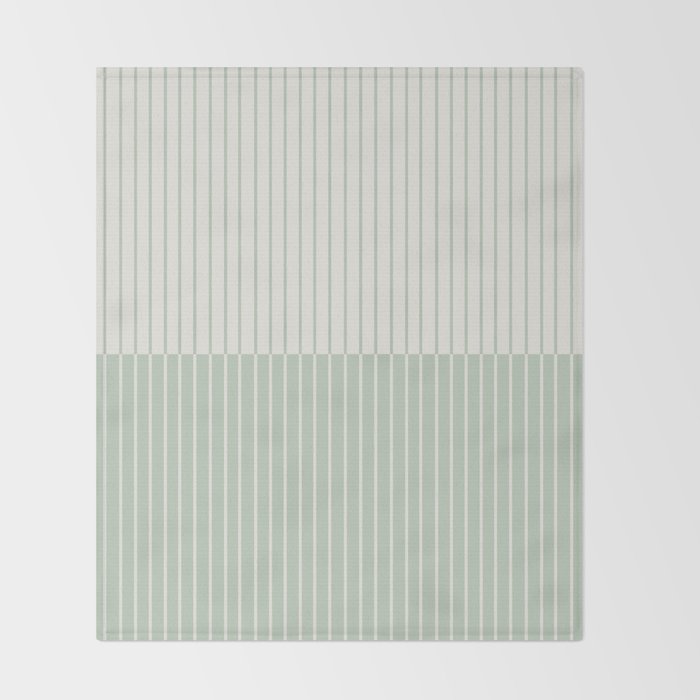 Color Block Lines XXIX Throw Blanket Gallery Image 2