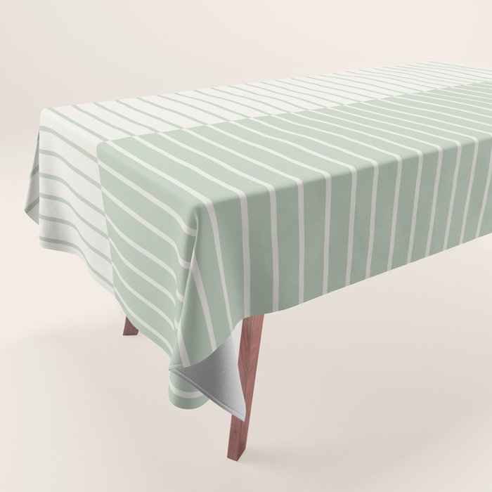 Color Block Lines XXIX Tablecloth Gallery Image 1