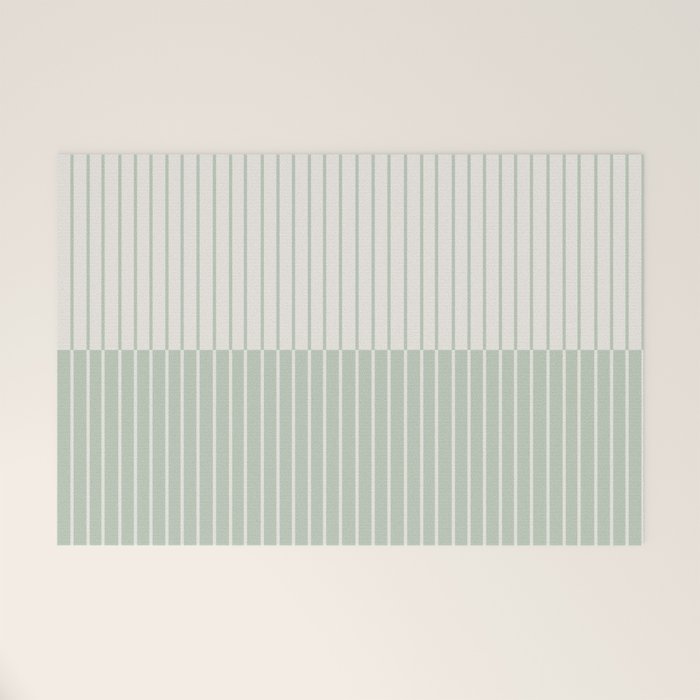 Color Block Lines XXIX Welcome Mat Gallery Image 1