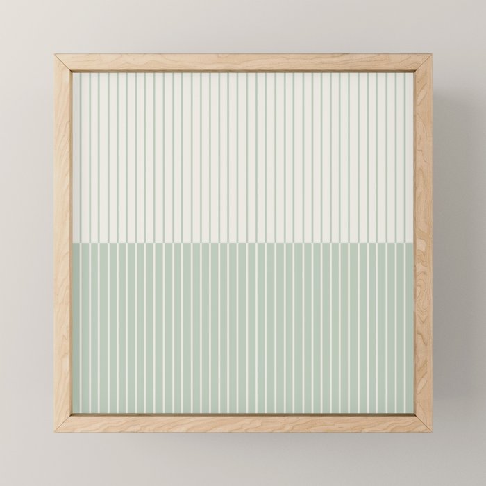 Color Block Lines XXIX Mini Art Print Gallery Image 1