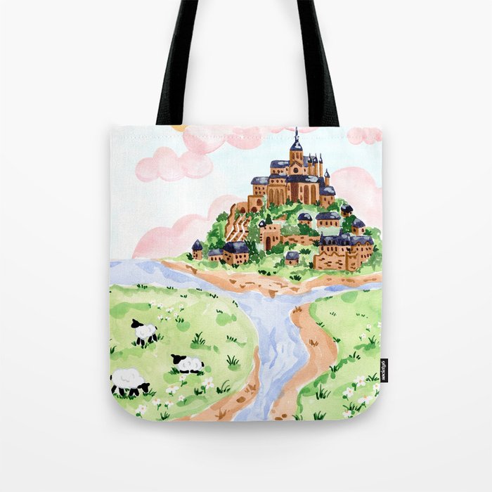 Mont St Michel Tote Bag Gallery Image 1
