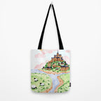 Mont St Michel Tote Bag Gallery Image 2