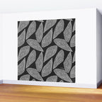 Cicada Wings - White on Black Wall Mural Gallery Image 2