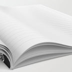 Cicada Wings - White on Black Notebook Gallery Image 2