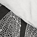 Cicada Wings - White on Black Comforter Gallery Image 4