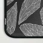 Cicada Wings - White on Black Laptop Sleeve Gallery Image 3