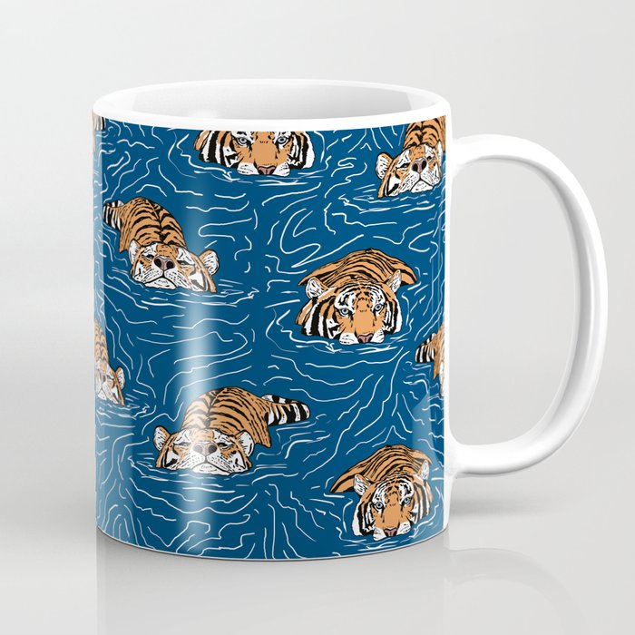 Tigers in the water Coffee Mug Gallery Image 1