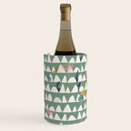 Farmland pattern sage green Wine Chiller Gallery Image 1