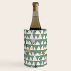 Farmland pattern sage green Wine Chiller Gallery Image 3